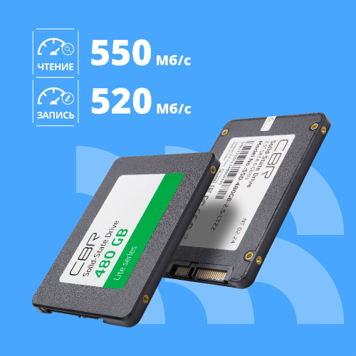 CBR SSD-480GB-2.5-LT22, Внутренний SSD-накопитель, серия 