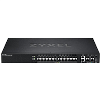 Коммутатор/ Zyxel XGS2220-30F L3 Access switch , rack 19", 24xSFP, 2xRJ-45: 1/ 2.5/ 5/ 10G, 4xSFP+, standalone/ cloud management (XGS2220-30F-EU0101F)