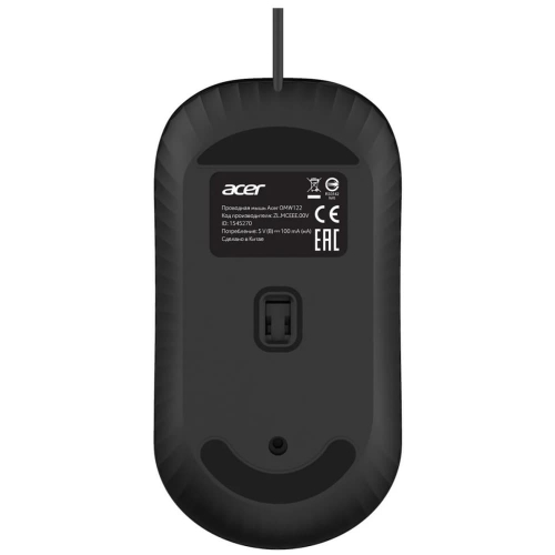 Мышь Acer OMW122 USB черная (ZL.MCEEE.00V) фото 3