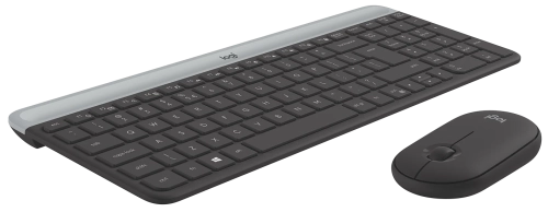 Клавиатура + мышь Logitech MK470, клав, черный/серый, мышь, черный, USB, беспроводная, slim (920-009204) фото 5