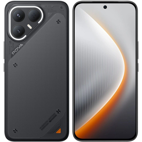Смартфон Tecno POVA 7 Pro 5G 256Gb 12Gb черный моноблок 3G 4G 6.8