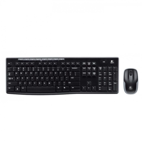 Клавиатура и мышь Logitech Wireless Desktop MK270 USB,Black (920-004518)