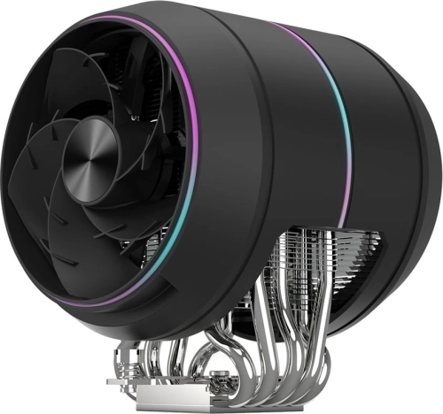 Кулер для процессора ZALMAN ZET5 BLACK, 5 HEAT PIPES, 4-PIN PWM, 600-2000 RPM, 30.4 DBA MAX, HYDRO BEARING, FULL SOCKET SUPPORT фото 5