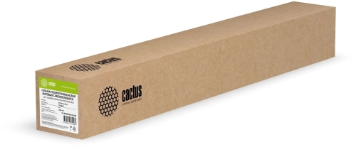 Пленка Cactus CS-PPMS180-61030 24(A1) 610мм-30м/180г/м2/белый матовое самоклей. для струйной печати втулка:50.8мм (2)