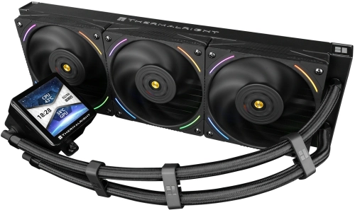 Система водяного охлаждения Thermalright Frozen Vision 360 V2 ARGB Soc-AM5/AM4/1200/1700/1851 черный 4-pin 27dB Al LCD Ret (F-VISION-360-BL-ARGB-V2) фото 7
