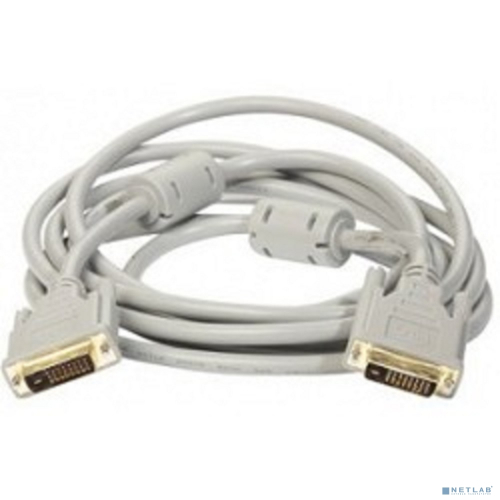 Exegate EX191095RUS Кабель DVI dual link (25M-25M) 3м Exegate, 2 фильтра, позолоченные контакты