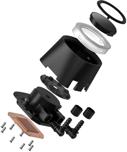 Система водяного охлаждения ID-Cooling FX360 LCD ARGB Soc-AM5/AM4/1200/1700/1851 черный 4-pin 27.2dB Al LCD 350W Ret фото 8