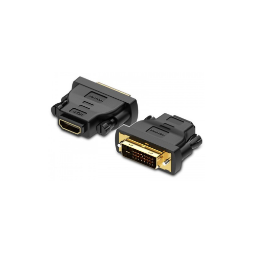 Адаптер-переходник Vention DVI 24+1 M/ HDMI 19F Двунаправленный (AILB0)