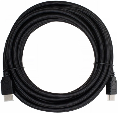 Кабель аудио-видео Cactus CS-HDMI.2-5 HDMI (m)/HDMI (m) 5м. позолоч.конт. черный