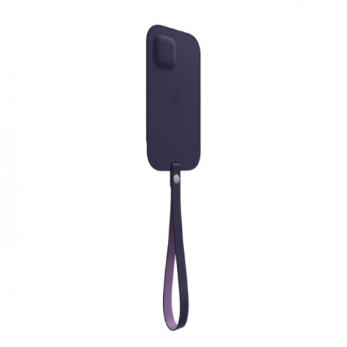 Кожаный чехол-конверт Apple MagSafe для iPhone 12 mini темно-фиолетового цвета (MK093ZE/A) фото 2