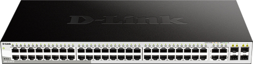 D-Link Managed L2 Switch 48x1000Base-T, 4xCombo 1000Base-T/ SFP, Surge 6KV, CLI (DGS-1210-52/ FL2A) (DGS-1210-52/FL2A)