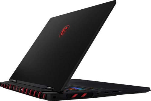 Ноутбук MSI Raider 18 Max HX A2WJ, 18 16:10 UHD+ (3840x2400)120Hz, Ultra9 290HX, DDR5 64GB (32GB*2),2TB SSD,NV RTX 5090 (24GB GDDR7),99Whr,3,6kg, Win11 Black (9S7-182462-1050) фото 2