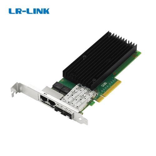 Сетевая карта/ PCIe x8 10G 4-port SFP+ & Copper Hybrid Ethernet Network Adapter (Intel X710) (LRES4005TF-2S2T)