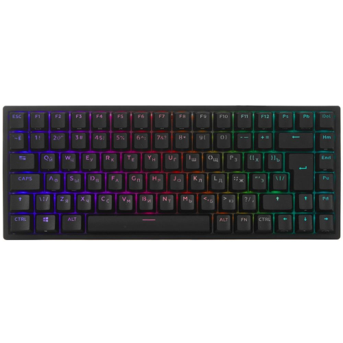 Клавиатура Royal Kludge RK84 Black USB/ 2.4 GHz/ Bluetoth, RGB, Hot Swap, Red switch (RK84 BLACK (RED SWITCH))