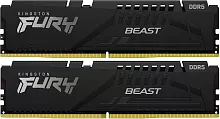 Оперативная память Kingston 64GB 5200MT/ s DDR5 CL40 DIMM (Kit of 2) FURY Beast Black (KF552C40BB2K2-64)
