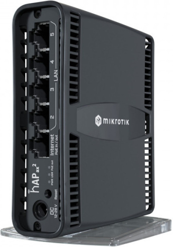 mikroTik hAP ax2 C52iG-5HaxD2HaxD-TC Маршрутизатор WIFI6, 2.4+5Ghz, 5RJ45 1Gbit, 1 POE