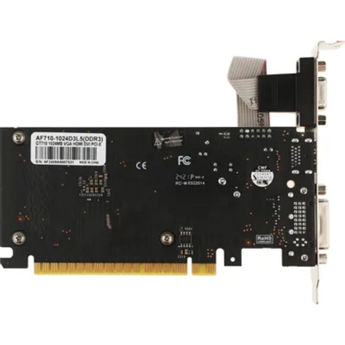 Видеокарта PCIE16 GT710 1GB DDR3 AF710-1024D3L5 AFOX фото 2