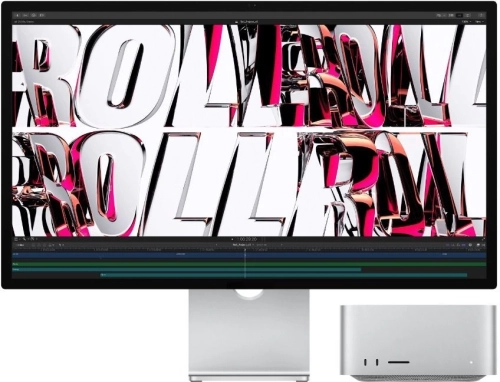 Компьютер Apple Mac studio A2901 M2 Max 12 core (3.5) 32Gb SSD512Gb 30 core GPU CR macOS 10GbEth WiFi BT серебристый (MQH73HN/A) фото 3