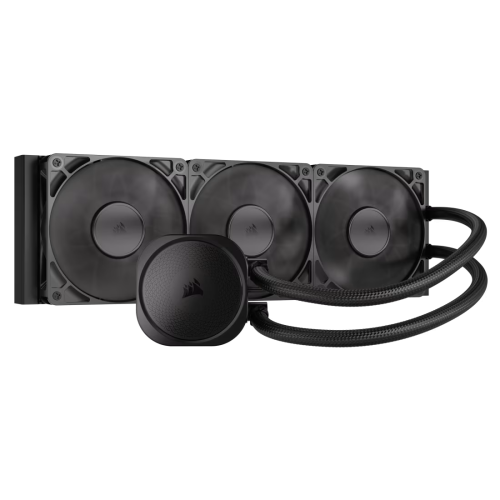 Система жидкостного охлаждения/ Water Cooling System Corsair NAUTILUS 360 ARGB (360mm, Black, Fans: 3x120mm, 72.8CFM, 36dBA, 1700RPM/ S: 1851, 1700, AM5, AM4) (CW-9060089-WW)