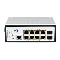 Коммутатор/ Управляемый промышленный POE коммутатор уровня 2 SNR-S215Gi-8T-POE