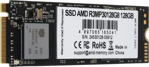 Накопитель SSD AMD PCIe 128GB (R3MP30128G8) Накопитель SSD AMD PCIe 3.0 x4 128GB R3MP30128G8 Radeon M.2 2280 фото 3
