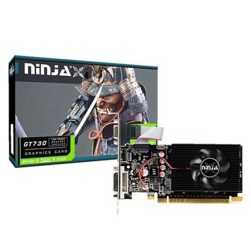 Видеокарта Ninja (Sinotex) GT730 1GB DDR3 128BIT DVI HDMI VGA 1FAN RTL (NF73NP013F)