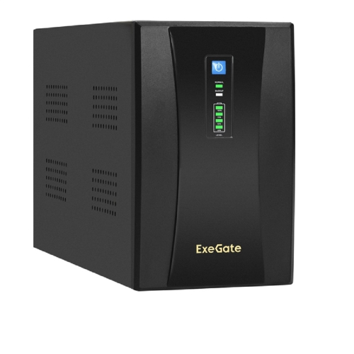 Exegate EX292608RUS ИБП ExeGate SpecialPro UNB-2000.LED.AVR.4C13.RJ.USB