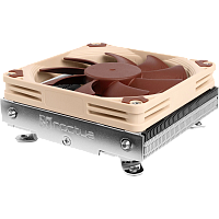 Кулер для процессора/ CPU Cooler Noctua NH-L9i-17xx (59W, 4-pin PWM, 37mm, Al/Cu, 2x6mm, 1x92x92x14mm, 33.84CFM, 23.6dBA, 2500RPM, S: 1851/1700, Beige/Brown)