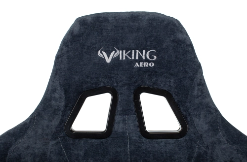 Кресло игровое Zombie VIKING KNIGHT Fabric синий Light-27 с подголов. крестов. металл (VIKING KNIGHT LT27) фото 27