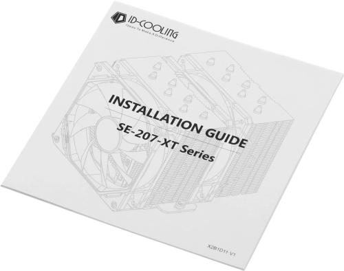 Устройство охлаждения(кулер) ID-Cooling SE-207-XT SLIM Soc-AM5/ AM4/ 1151/ 1200/ 2066/ 1700 4-pin 15-35dB Al+Cu 220W 760gr Ret фото 10