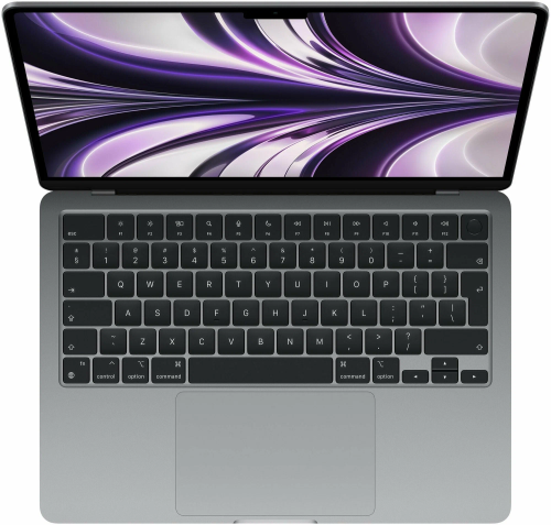 Ноутбук Apple/ 13-inch MacBook Air: Apple M2 with 8-core CPU, 8-core GPU/16Gb/256GB SSD - Space Gray/EN (MC7U4B/A) фото 2