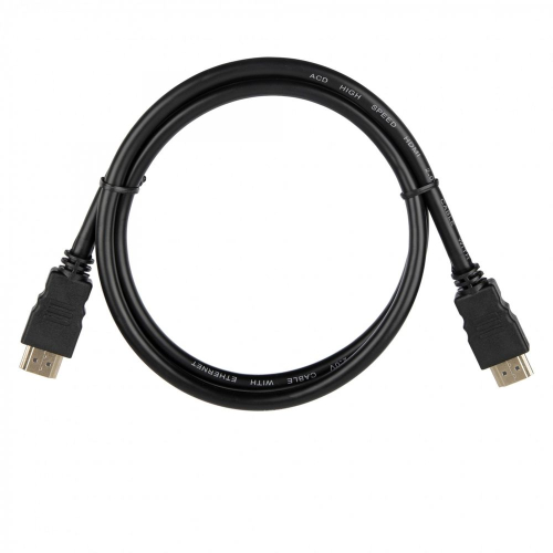 Кабель ACD Кабель ACD-DHHM2-10B |ACD-DHHM2-10B| HDMI 2.0, Golden Plated,19m/ 19m, Черный, 1м (742224)