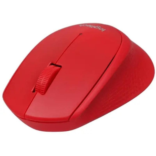 Мышь LOGITECH M280 красная беспроводная 2.4 ГГц, USB, 3 кн., 1000 dpi, 1 x AA (910-004308)