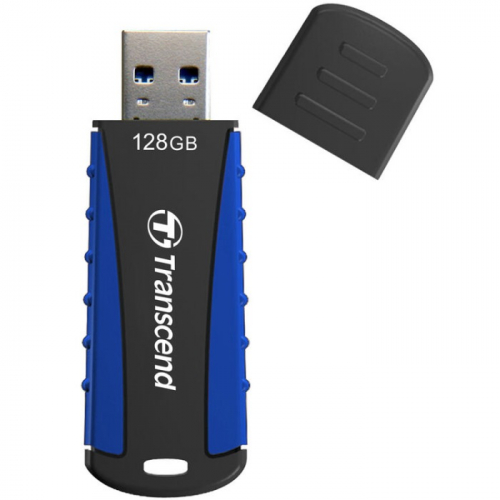 Флеш-накопитель Transcend JetFlash 810 USB 3.0 128 Гб черно-синий (TS128GJF810) фото 2