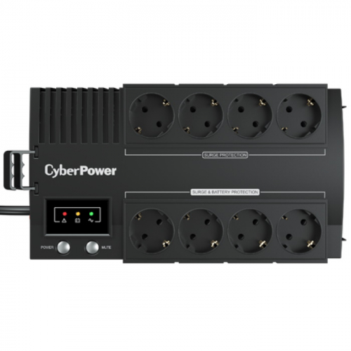 Источник бесперебойного питания CyberPower BS650E NEW Line-Interactive 650VA/ 390W USB 4+4 EURO фото 2