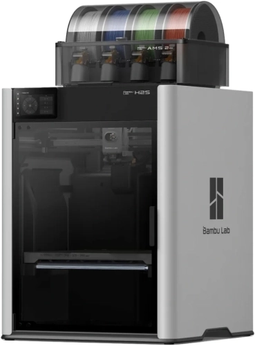 Принтер 3D Bambu Lab H2S AMS-Combo 340x320x340мм ABS/ PLA/ PETG/ ASA/ Carbon/ Glassfiber/ TPU 20мкм (PF003-S+SA007-EU2)