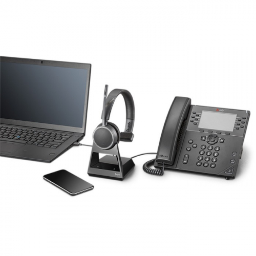 Гарнитура беспроводная Plantronics Poly Voyager 4220 Office-2 USB-A (212731-05) фото 2