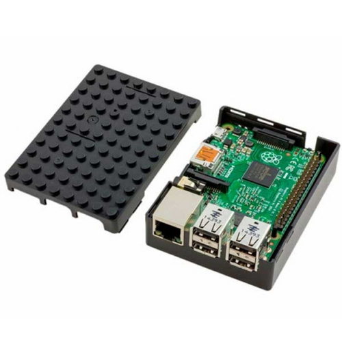 Корпус ACD RA182 Корпус ACD Black ABS Plastic Building Block case for Raspberry Pi 3 B/ B+ (CBPIBLOX-BLK) (494293) фото 4