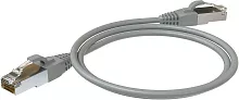Патч-корд Sysmatrix PC 4545.5ES26.1LSZHGY F/UTP RJ-45 вил.-вилка RJ-45 кат.5E 1м серый LSZH