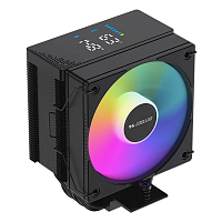 Вентилятор для процессора Coolleo CPU Cooler CL-B40S-DIG-BK-ARGB V2 Intel: LGA 115X/ 1200/ 1700/ 1851 AMD: AM4/ AM5 200W TDP (CL-B40S-DIG-BK-ARGB-V2)