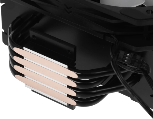 Устройство охлаждения(кулер) Accord ACC-YX4P13 ARGB Soc-AM5/AM4/1200/1700/1851 черный 4-pin 36.5dB Al+Cu 220W 740gr brown box фото 6