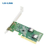 Адаптер для SSD/ PCIe x8 to Two SlimSAS SFF-8654 4i Adapter (LRNV9F12)
