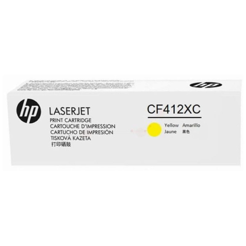 Картридж HP 410X, желтый / 5000 страниц для CLJ M477/ M452/ M377dw (белая упаковка) (CF412XC)