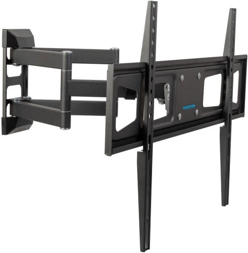 Кронштейн для ТВ KROMAX CORBEL-11 GREY TITAN (max VESA 600x400 мм., настенный, наклонно-поворотный, max 45 кг) (90595)
