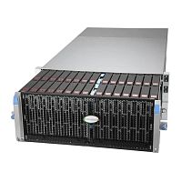 SSG-640SP-E1CR60 4U, 2x LGA4189 (up to 205W), 16x DIMM DDR4 3200MHz, 60x 3.5" SAS3/ SATA3 (expander "based backplane), 2x 2.5" SAS3/ SATA3 rear, 2x 10GBase-T, AOM-S3616-S or AOM-SADPT-S needed, 2x 2000W"