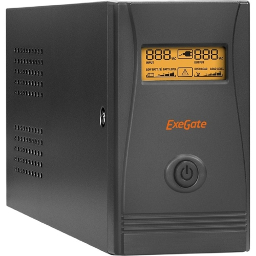 Exegate EP285478RUS ИБП ExeGate Power Smart ULB-850.LCD.AVR.EURO.RJ.USB