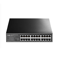 Коммутатор/ 24-Port 10/100 Mbps Switch, 24 10/100 Mbps RJ45 Ports, Switch/VLAN/Extend working mode DIP switch, Rack-mountable Steel Case, Power Saving, Plug & Play, Rack-Mount kits included (FS1024)