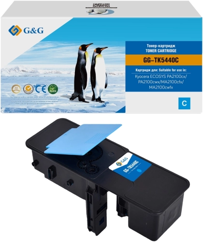 G&G toner-cartridge for Kyocera ECOSYS PA2100cx/ PA2100cwx/ MA2100cfx/ MA2100cwfx 2400 pages GG-TK5440C with chip гарантия 36 мес.