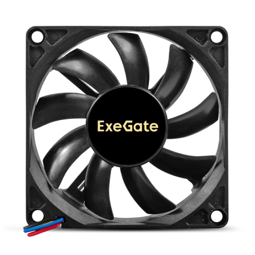 Exegate EX295234RUS Вентилятор 12В DC ExeGate ExtraPower EP08015S2P (80x80x15 мм, Sleeve bearing (подшипник скольжения), 2pin, 2500RPM, 25.5dBA) фото 3