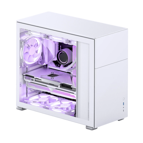 Корпус без блока питания/ Case JONSBO D41 STD, Midi-Tower, TG, no fan, 1xUSB-A 3.2 + 1xUSB-C 3.2, ATX, mATX White (D41 STD WHITE)